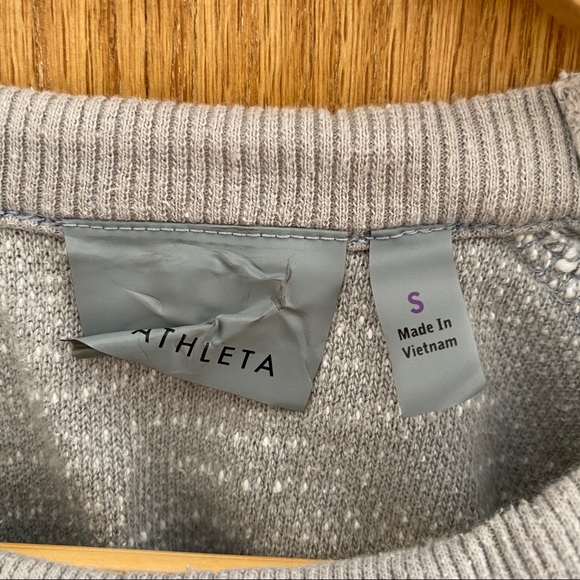 ATHLETA Castle Peak Slub Crewneck Sweater - Size S - Picture 6 of 11